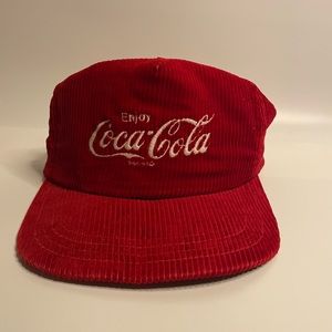 Corduroy Coca Cola Hat